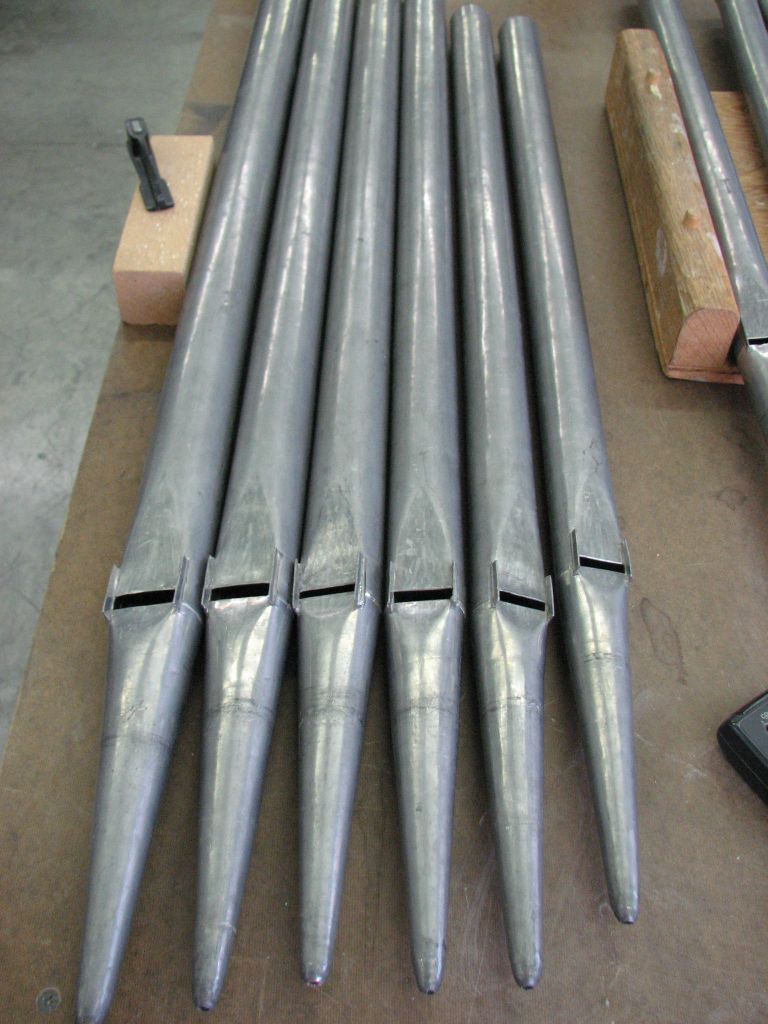 Finished pipes
